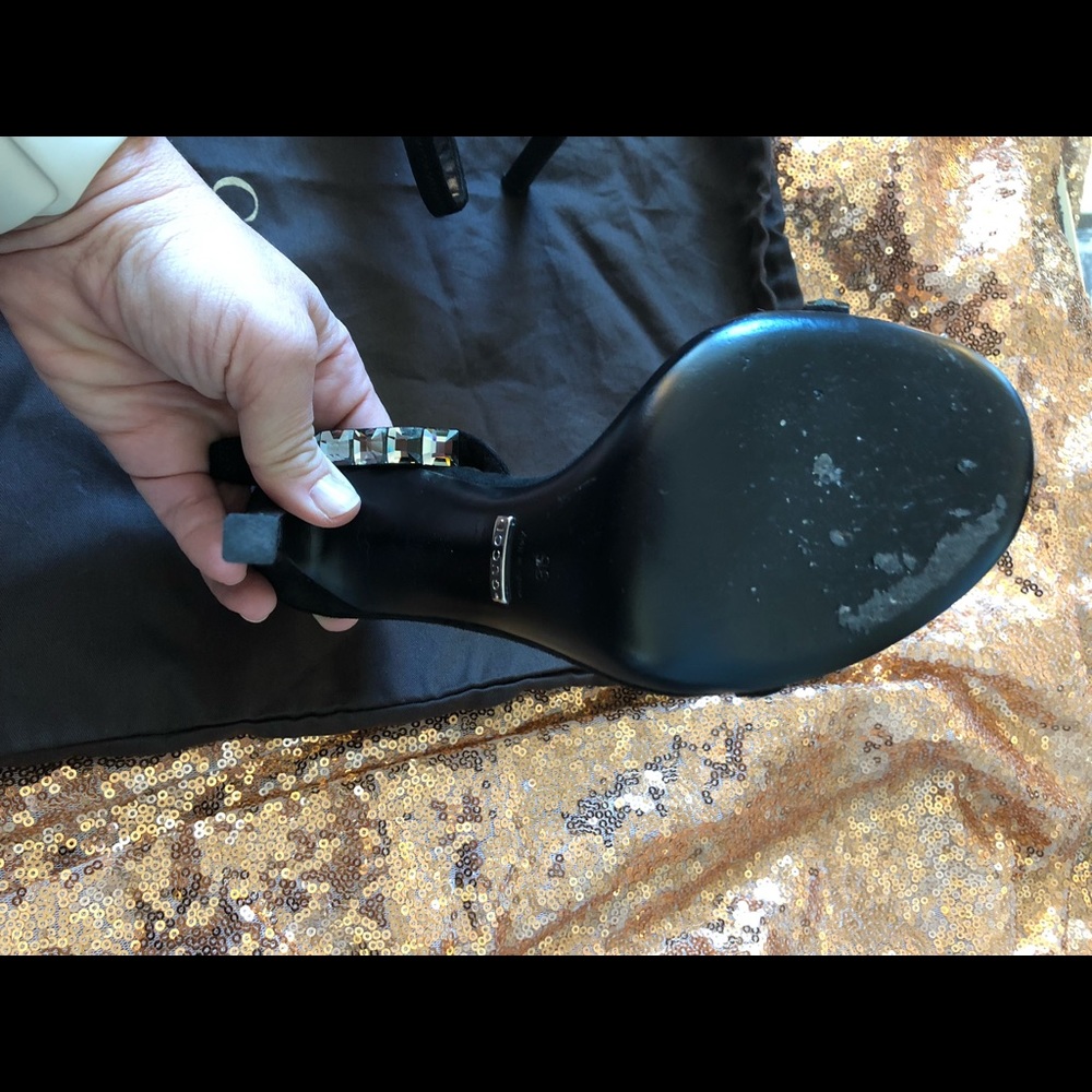 Gucci Black Diamond Nero Heels - Picture 4 of 8